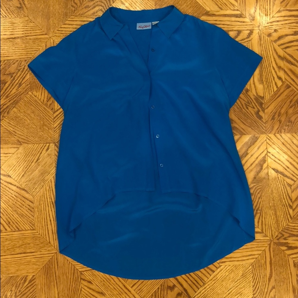 ACROBAT Silk Long Back Blouse